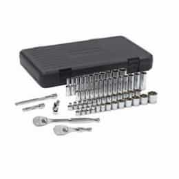 57 Pc GearWrench 3/8" DR 6PT Standard & Deep SAE/Metric Mechanics Set