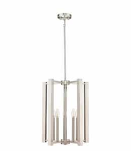 60W Samara Pendant Light, 5 Light, Brushed Nickel