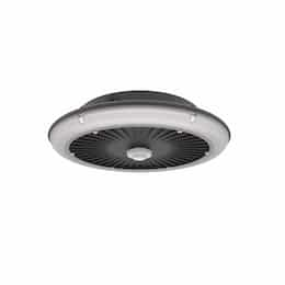 ILP Lighting 28W UFO Parking Garage Fixture, Wide, 10W BBU, 120V-277V, 5000K, BRZ