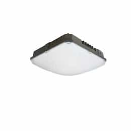 40W LED Canopy Light Fixture, 150W Retrofit, Dimmable, 5090 lm, 4000K, Bronze