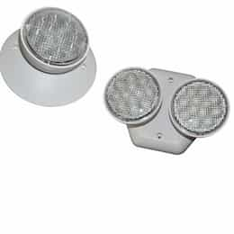 3.4W Emergency Light Remote Head, Dual Head, High Output, White