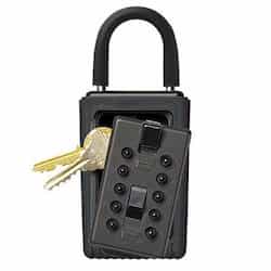 KeySafe Original Portable Push, Black/Titanium