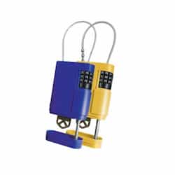 Portable Stor-A-Key, Blue & Yellow