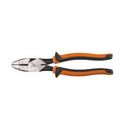 Insulated 9" Slim Side-Cutting Pliers, Orange & Gray