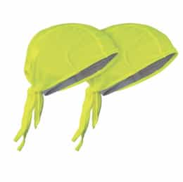 Klein Tools Cooling Do-Rag, High-Visibility Yellow, 2 pc