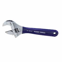 Blue 8 inch Extra Slim - Wide Jaw Adjustable Wrench
