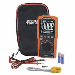 TRMS Auto-Ranging Temp Slim Digital Multimeter, 600V