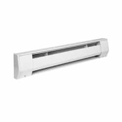 4-ft 750W/1000W Electric Baseboard Heater, 208V/240V, 4.2 Amp, White