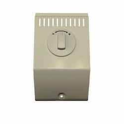 Built-In Thermostat for K Series Baseboards, Single Pole, Almond