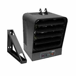 7.5kW Garage Heater w/ Hi-Lo Switch & Fan Delay, 600 CFM, 240V, Gray