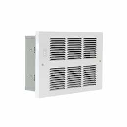 7600 BTU/H Hydronic Wall Heater, Small, 120V, White