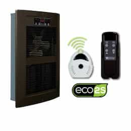 2500W/4500W ECO2S Wall Heater, Large, 208V/240V, Oiled Bronze