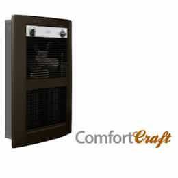 2000W/4000W Designer Wall Heater, Large, 277V, Oiled Bronze