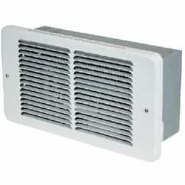 100W/2000W Wall Heater Interior & Grill Only, 7.2 Amps, 277V, White