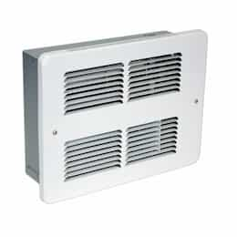 500W/1000W High Mount Small Wall Heater, 125 Sq Ft, 208V, White