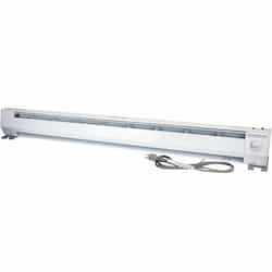 King Electric 5-ft 1500W Portable Eco Baseboard Heater, 150 Sq Ft, 120V, White