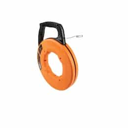 240-Ft Steel Fish Tape w/ Case, ORG