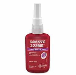 Loctite  Purple Low Strength 222MS Threadlockers, 50 mL