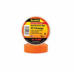 66-ft Scotch Electrical Color Coding Tape 35, 0.75-in Diameter, Orange