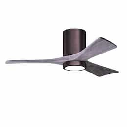 42-in 17W Irene-3H Ceiling Fan w/ Light Kit, Barn Wood Blades, Bronze