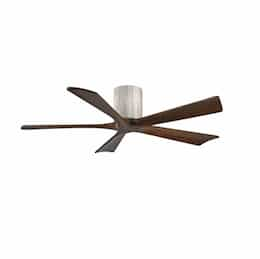 52-in 31W Irene Ceiling Fan, DC, 6-Speed, 5-Walnut Blades, Barn Wood