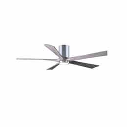 42-in 31W Irene-5HLK Ceiling Fan w/Light, DC, 6-Speed, 5-Barn Wood Blade, Polished Chrome