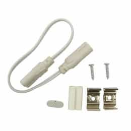 Clip for LED Bar, White, 100 pc.