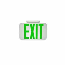 1.5W Emergency Exit Sign, 120V-277V, Green