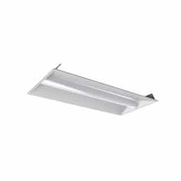 2x4 45W LED Troffer w/ 10-ft 3 Wire Cord, 3x32W T8 Retrofit, 5343 lm, 120V-277V, 4000K