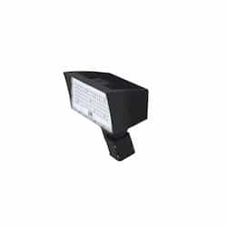 50W LED Medium Flood Light w/ Slipfitter Mount, Dim, Narrow, 6900 lm, 4000K, Bronze