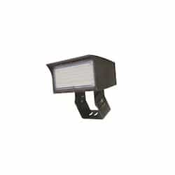 50W LED Medium Flood Light w/ Trunnion Mount, Dim, Wide, 6900 lm, 4000K, Bronze