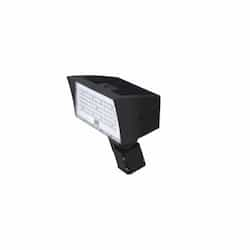 50W LED Medium Flood Light w/ Slipfitter Mount, Dim, Narrow, 6900 lm, 5000K, Bronze