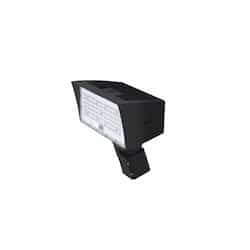 50W LED Medium Flood Light w/ Slipfitter Mount, Dim, Wide, 6900 lm, 5000K, Bronze