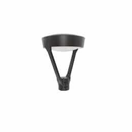 78W LED Post Top Light w/ 3-Pin Receptacle, Spider Mount, 9840 lm, 4000K, Bronze