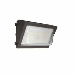 40W LED Wall Pack w/ Photocell & BBU, Open Face, 120V-277V, 4000K