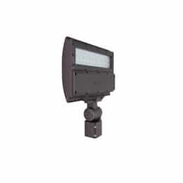 100W LED Flood Light w/ Slipfitter & Receptacle, Wide, 13000 lm, 5000K