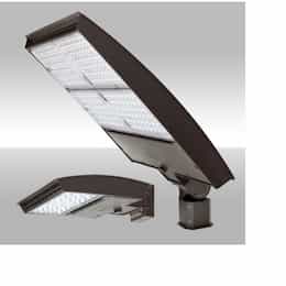 200W LED Area Light w/Slipfitter, Type 4W, 277V-480V, Selectable CCT, BZ