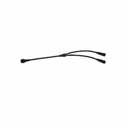 Y-Splitter Cord for Refrigerator Lights, Black