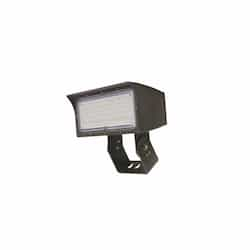 80W LED Medium Flood Light w/ Trunnion Mount & Photocell, Dim, 9900 lm, 4000K, Bronze