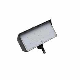 80W LED Medium Flood Light w/ Knuckle Mount & Photocell, Dim, 9900 lm, 4000K, Bronze