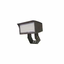 80W LED Medium Flood Light w/ Trunnion Mount & Photocell, Dim, Wide, 4000K, Bronze