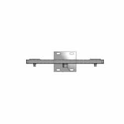 Side Mount Crossarm, Steel, 5 Fixtures, Bronze