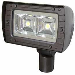 Gray, 80W LED Architectural Flood Light, 4100K, 250W MH