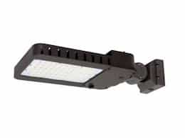 100W LED Slim Area Light w/Adjustable Mount, T3, 120V-277V, Selectable
