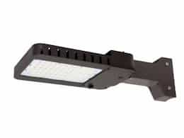 MaxLite 100W LED Slim Area Light w/ Straight, Type 4, 120V-277V, CCT Select