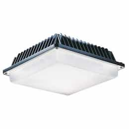 White, Motion Sensor, 40W LED Canopy Light, 4290 Lumens, 277V, Dimmable