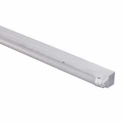 Single 4 Ft T8 LED Lamp Ready Linear Utility Strip w/ On/Off Motion Sensor