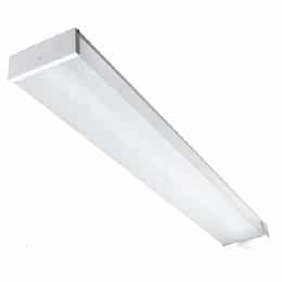 20 W 4000K LED Utility Wrap Fixture, 120-277V, Motion Sensor, 4 Ft by 6.75 In