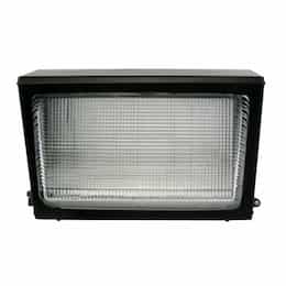 30 Watt 5000K Small LED Wall Pack, Bronze with PhotoControl