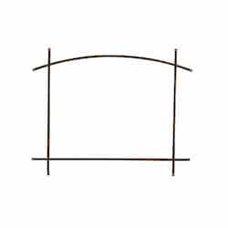 Decorative Accent for Altitude X 42 Fireplace, Arched, Brass